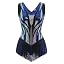 Women Sexy Fringe Bodysuit Open Back Sparkly Sequins Tassel Latin Jazz Dance Outfits Trapeze Acrobat Circus Costume