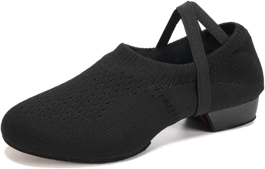 Women's Latin Dance Practice Shoes for Beginners 1" Low Heel