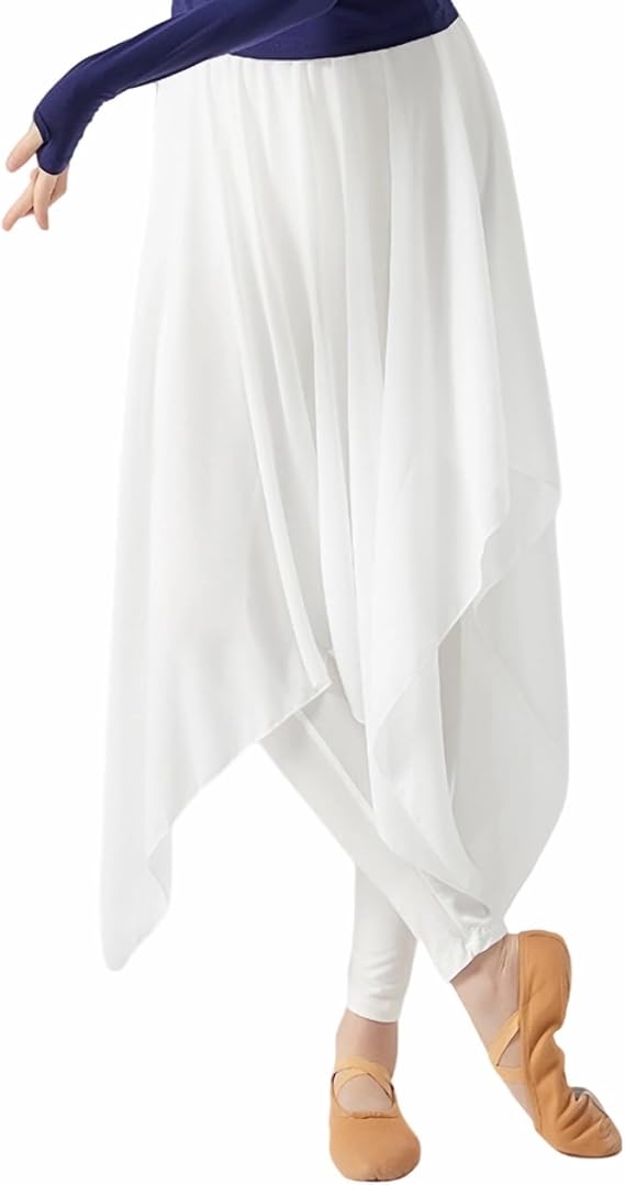 Women's Latin Dance Pants Modern Dance Pants Chiffon Training Clothes