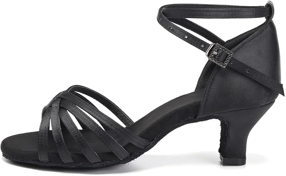 Ballroom Latin Dance Shoes for Women Salsa Tango Practice Dancing Shoes 2 Inch Heel