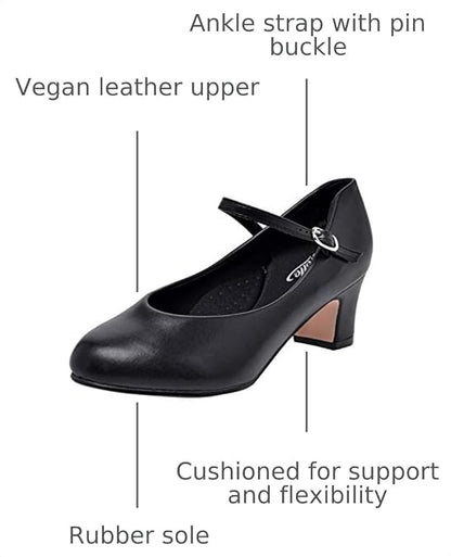 2" Ankle Strap Character Shoes for Women