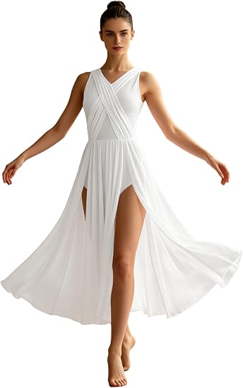 Lyrical Dance Dress for Women,Dancing Costume