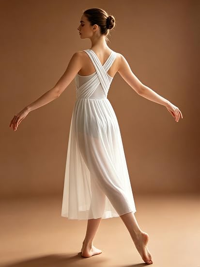 Lyrical Dance Dress for Women,Dancing Costume