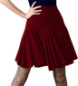 Ruffle Skirt Dance Wear Clothes for Women Black Ballroom Salsa Latin Dance Skirt