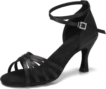 Women's Ballroom Latin Salsa Dance Shoes, Model EM213