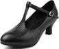 2'' Women's Character Shoes T-Strap Ballroom Dance Heels