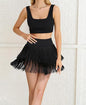 Fringe Dance Skirts for Women Teens Ballroom Latin Salsa Skirt