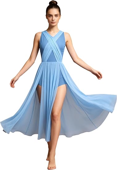 Lyrical Dance Dress for Women,Dancing Costume