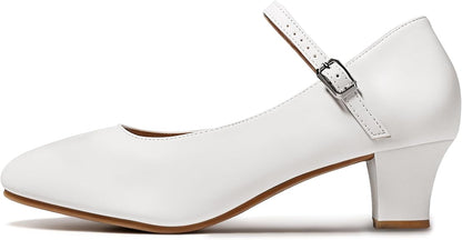 Women's Character Shoe Ankle Strap 1.5'' Latin Dance Shoes