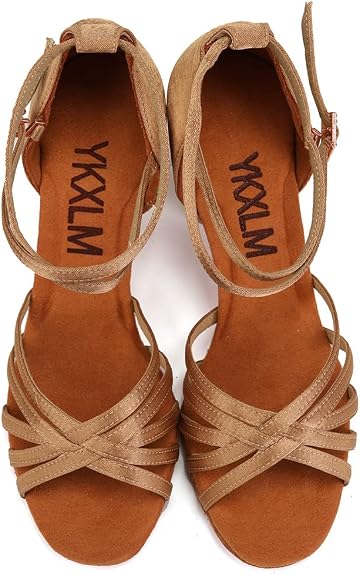 Ballroom Latin Dance Shoes for Women Salsa Tango Practice Dancing Shoes 2 Inch Heel
