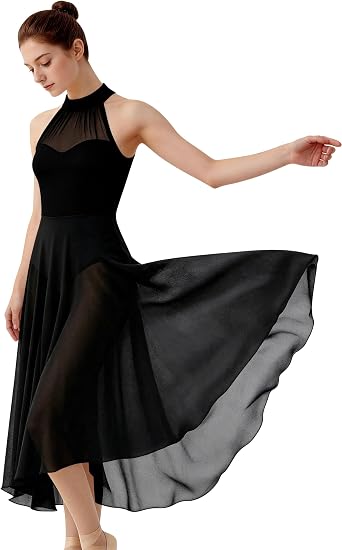Lyrical Dance Costume for Women Contemporary Dance Dress Flowy Lyrical Style Costume