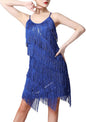 Women Sequin Tassel Dress Sleeveless Stand Collar Fringe Latin Salsa Cha Cha Jazz Dance Costume