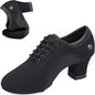 Women's Ballroom Dance Shoes 1.5 in/2 in Lace-Up Women's Latin Dance Shoes Suitable for Salsa Ballroom Modern Rhythm Jazz Banquets Teaching Practice Professional Performance