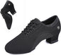 Women's Ballroom Dance Shoes 1.5 in/2 in Lace-Up Women's Latin Dance Shoes Suitable for Salsa Ballroom Modern Rhythm Jazz Banquets Teaching Practice Professional Performance
