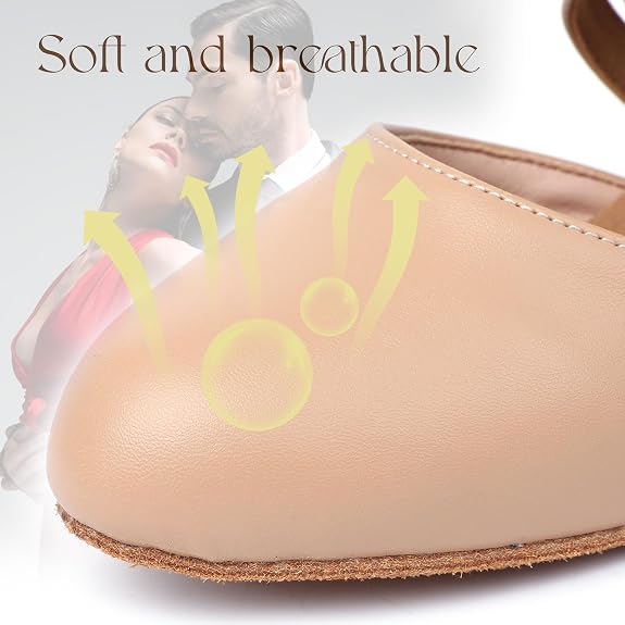 Latin Dance Shoes for Women,Lace-up Ballroom Heels for Modern Teaching Practice