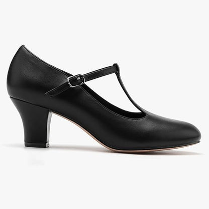 2.5" T-Strap Character Shoes for Women