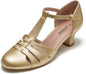 2" T-Strap Character Shoes for Women, 1920s Flapper Dance Shoes Ballroom