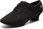 Women's Latin Dance Shoes Lace-up Ballroom Modern Salsa Rhythm Teaching Practice Professional Performance Dance Shoes