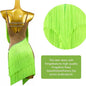 Women's Latin Dance Dress Tassels Competition Performance Elegant and Dynamic Dancewear