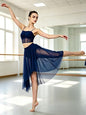 Women Lyrical Dance Costume,2pcs Dance Dress