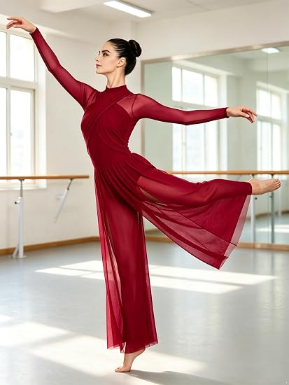 Women's Lyrical Dance Costume Contemporary Dancewear