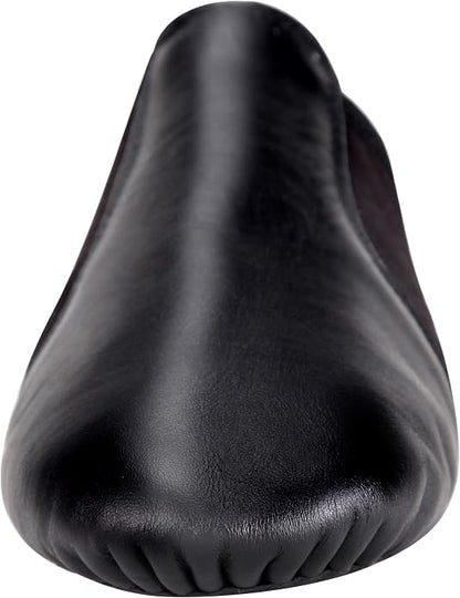 Leather Upper Jazz Shoe Slip-on for Women and Men's Dance Shoes