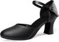 Women 2" Character Shoes Side Elastic Ballroom Latin