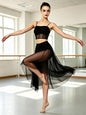 Women Lyrical Dance Costume,2pcs Dance Dress