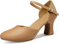 Women 2" Character Shoes Side Elastic Ballroom Latin