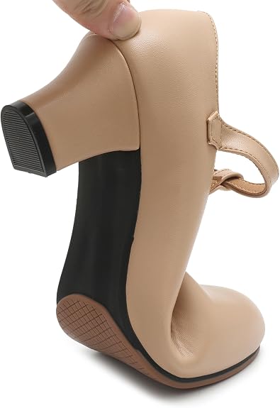 2'' Women's Character Shoes T-Strap Ballroom Dance Heels