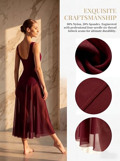 Women Lyrical Contemporary Costumes Dance Dress