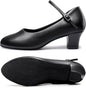 Womens Character Shoes Ankle Strap 1.5 2 Inch Latin Ballroom