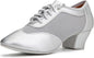 Women's 2" Practice Dance Shoes Latin Dance Shoes Lace-up Ballroom Modern Salsa Rhythm Teaching Practice Professional Performance Dance Shoes