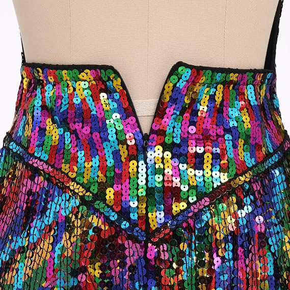 Sexy Sequins Fringe Bodysuit Halter Lace Up Back Jazz Latin Dance Tassel Leotard Acrobat Costume Rave Concert Outfits