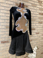 Sleek black Latin dance dress size S