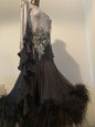 Silver/Black Ballroom Standard Dress